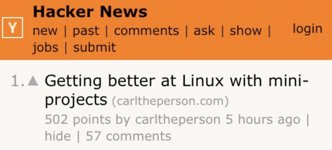 My blog post on Hacker News